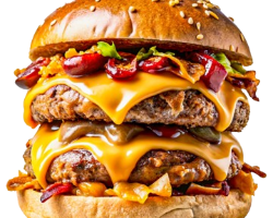 DOUBLE CHICKEN BURGER - ZAFA